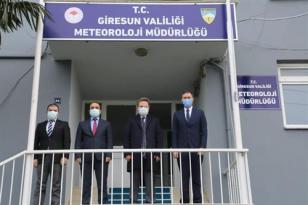 Vali Ünlü, Meteoroloji İl Müdürlüğünü Ziyaret Etti