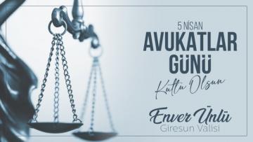 Avukatlar Günü’nü Kutluyorum.