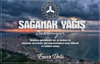 YAĞIŞ VE FIRTINA BEKLENİYOR