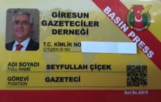ARTIK GAZETECİ KİMLİĞİMİZ DE VAR!