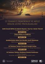 Milli Birlik Günü Anma ve Etkinlik Programları