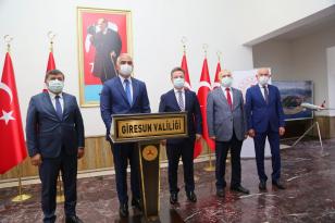 Vali Ünlü, Sendika Genel Başkanlarını kabul Etti