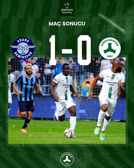 Adana Demirspor 1-0 GZT Giresunspor’umuz