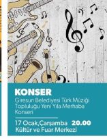 GİRESUN BELEDİYESİ TÜRK MÜZİĞİ KORO KONSERİ