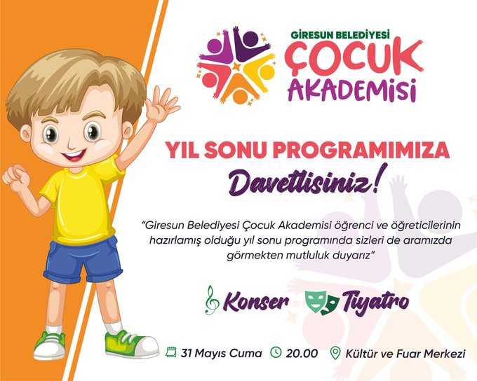 Çocuk Akademimiz yıl sonu gösterisi