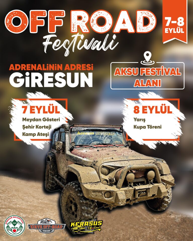 GİRESUN’DA OFF-ROAD FESTİVALİ HEYECANI BAŞLIYOR