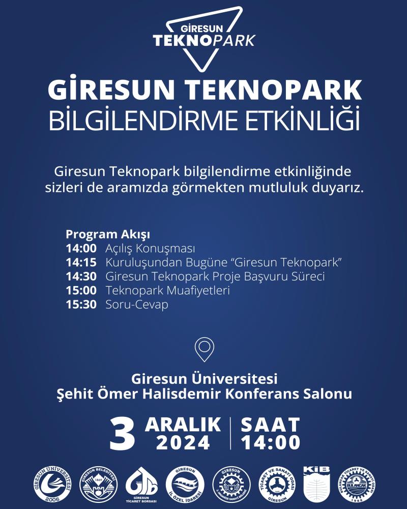 Giresun Teknopark Bilgilendirme Etkinliği