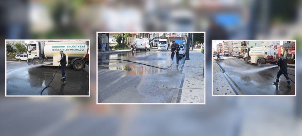 CADDE VE SOKAKLAR YIKANIYOR