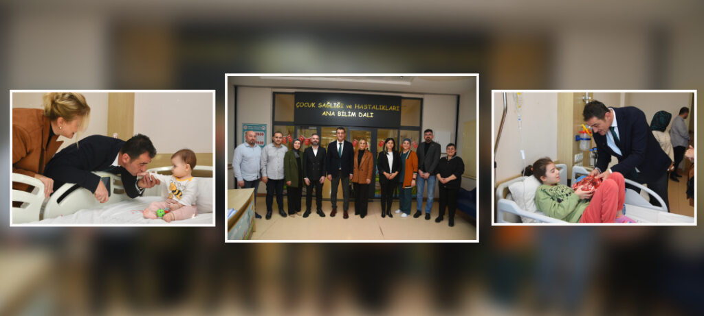 BAŞKAN KÖSE TEDAVİ GÖREN ÇOCUKLARA MORAL VERDİ