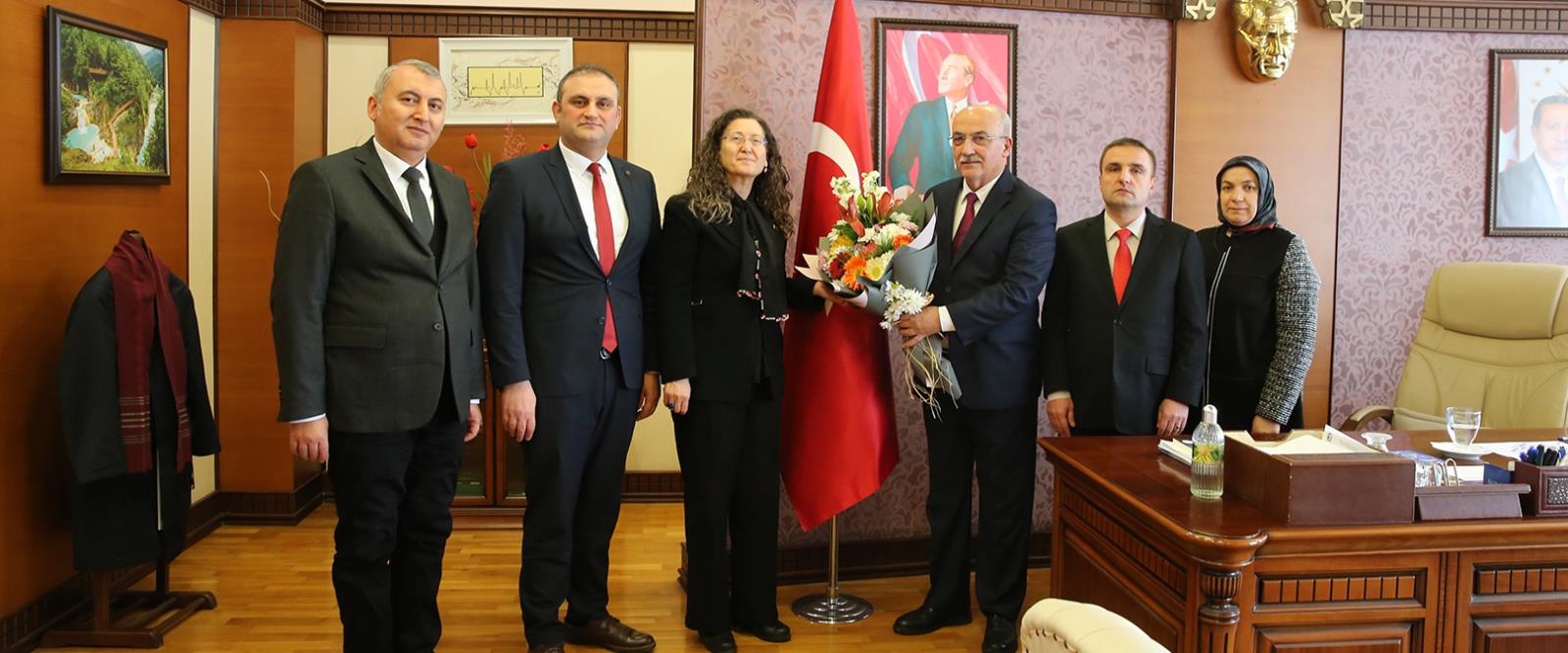 Giresun Defterdarlığı Heyetinden Rektörümüze Ziyaret