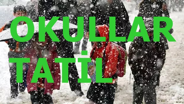 GİRESUN’DA OKULLAR YARIN TATİL EDİLDİ