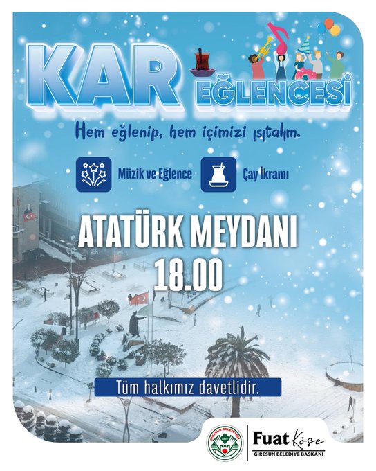 Kar eğlencesi için buluşuyoruz!