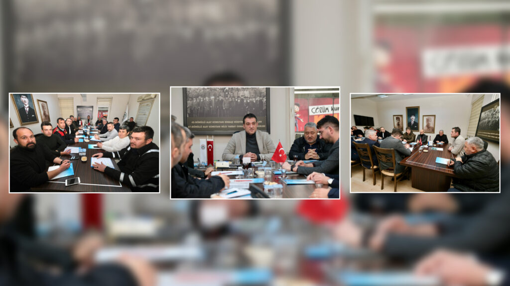 FUAT KÖSE BAŞKANLIĞINDA KAR İÇİN KOORDİNASYON TOPLANTISI YAPILDI