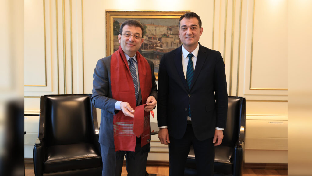 BAŞKAN KÖSE İBB BAŞKANI EKREM İMAMOĞLU’NU ZİYARET ETTİ