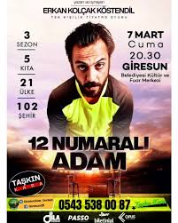 Ünlü oyuncu Erkan Kolçak Köstendil Giresun’da sahne alacak!