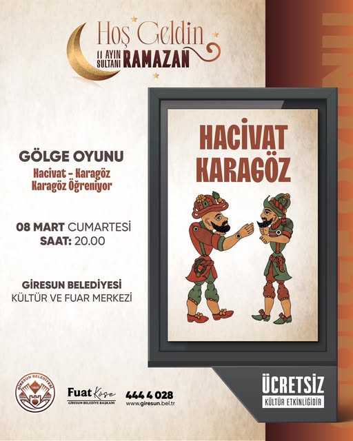 Gölge Oyunu Hacivat Karagöz