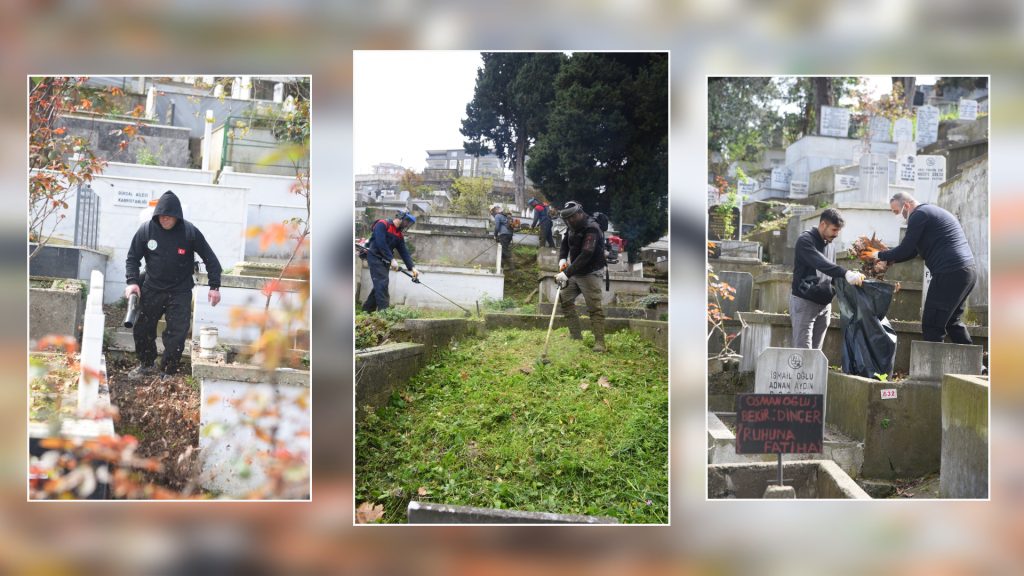 MEZARLIKLAR BAYRAMA HAZIRLANDI