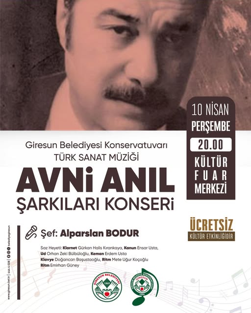 Avni Anıl Şarkıları Konseri