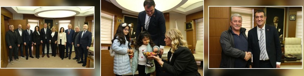 BELEDİYEDE BAYRAMLAŞMA YOĞUN BİR KATILIMLA GERÇEKLEŞTİ