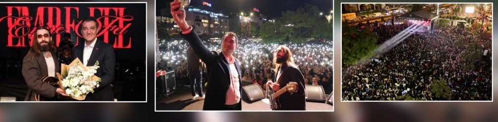 EMRE FEL İZDİHAMI YAŞANDI