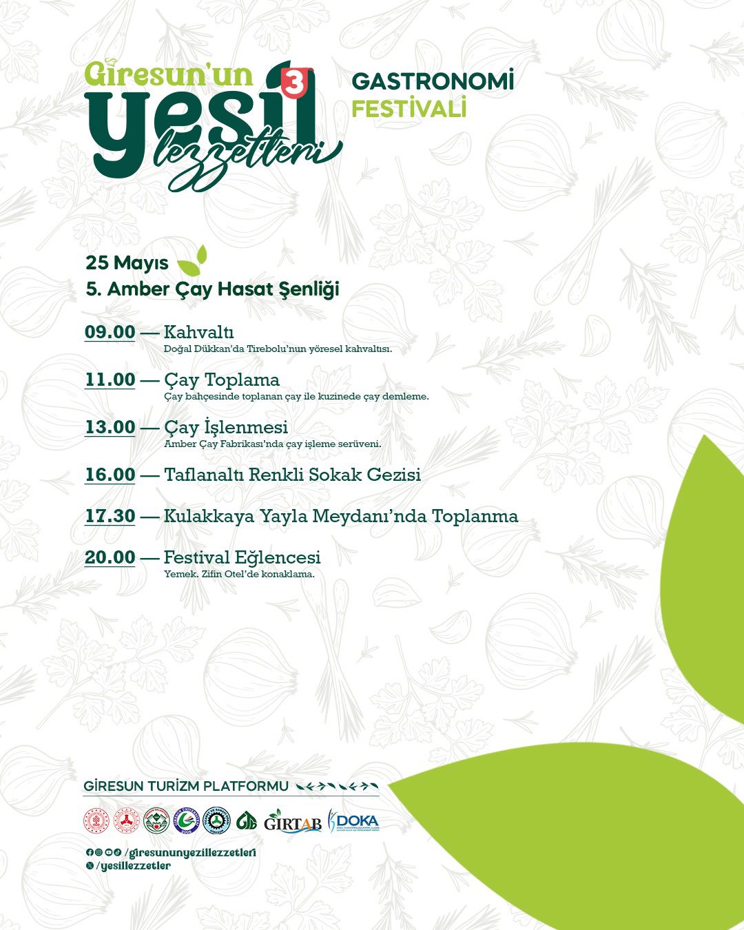 Yeşil Lezzetleri Gastronomi Festivali