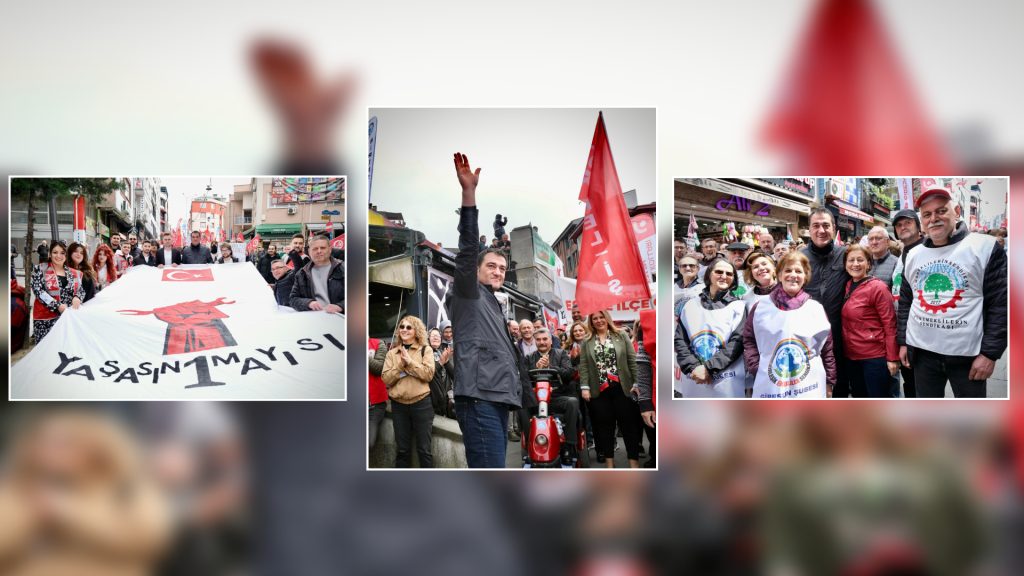 1 MAYIS COŞKUYLA KUTLANDI