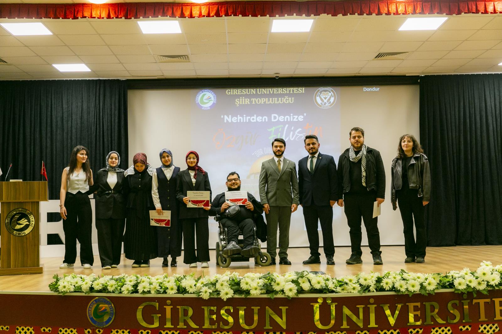 Giresun Üniversitesi’nde “Nehirden Denize Özgür Filistin” Temalı Şiir Dinletisi Gerçekleştirildi