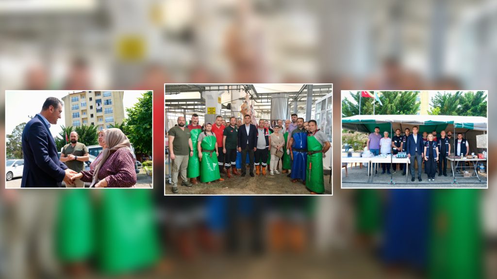 BAŞKAN KÖSE ÜCRETSİZ KURBAN KESİMİ YAPILAN