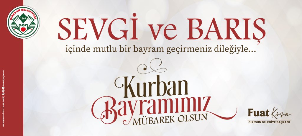 BAŞKAN KÖSE’NİN KURBAN BAYRAMI MESAJI