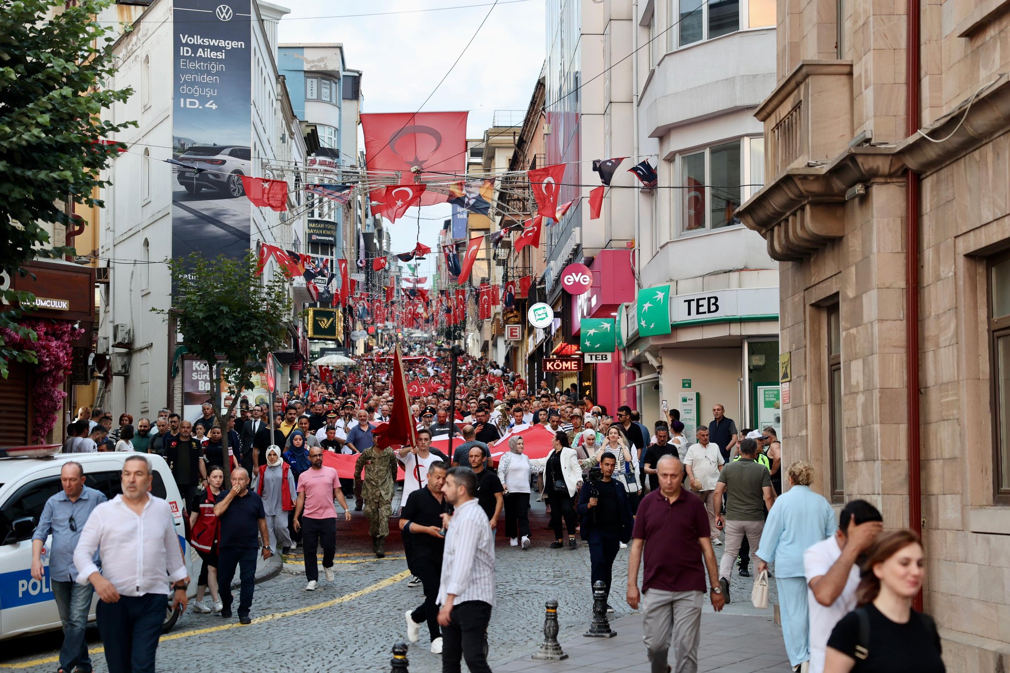 15 Temmuz Giresun’da Coşkulu Bir Şekilde Anıldı