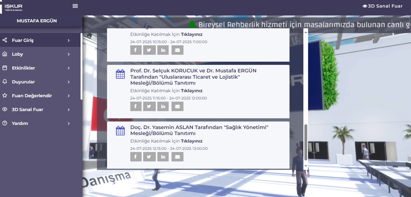 Uluslararası Ticaret ve Lojistik Bölümü İŞKUR