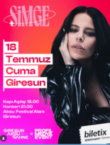  Simge Giresun’a geliyor