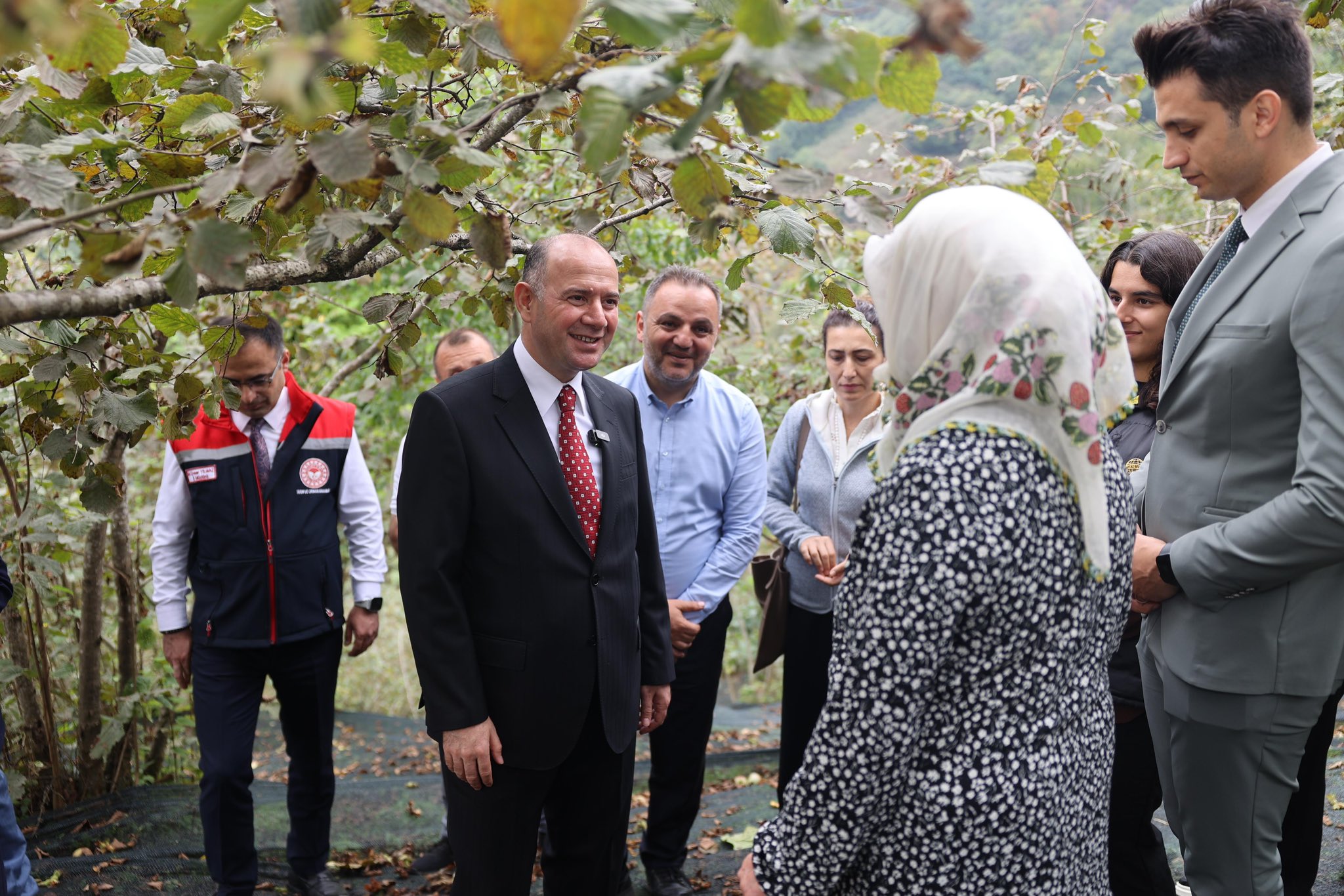 Vali Serdengeçti, Sürdürülebilir Fındık Projesini Yerinde İnceledi
