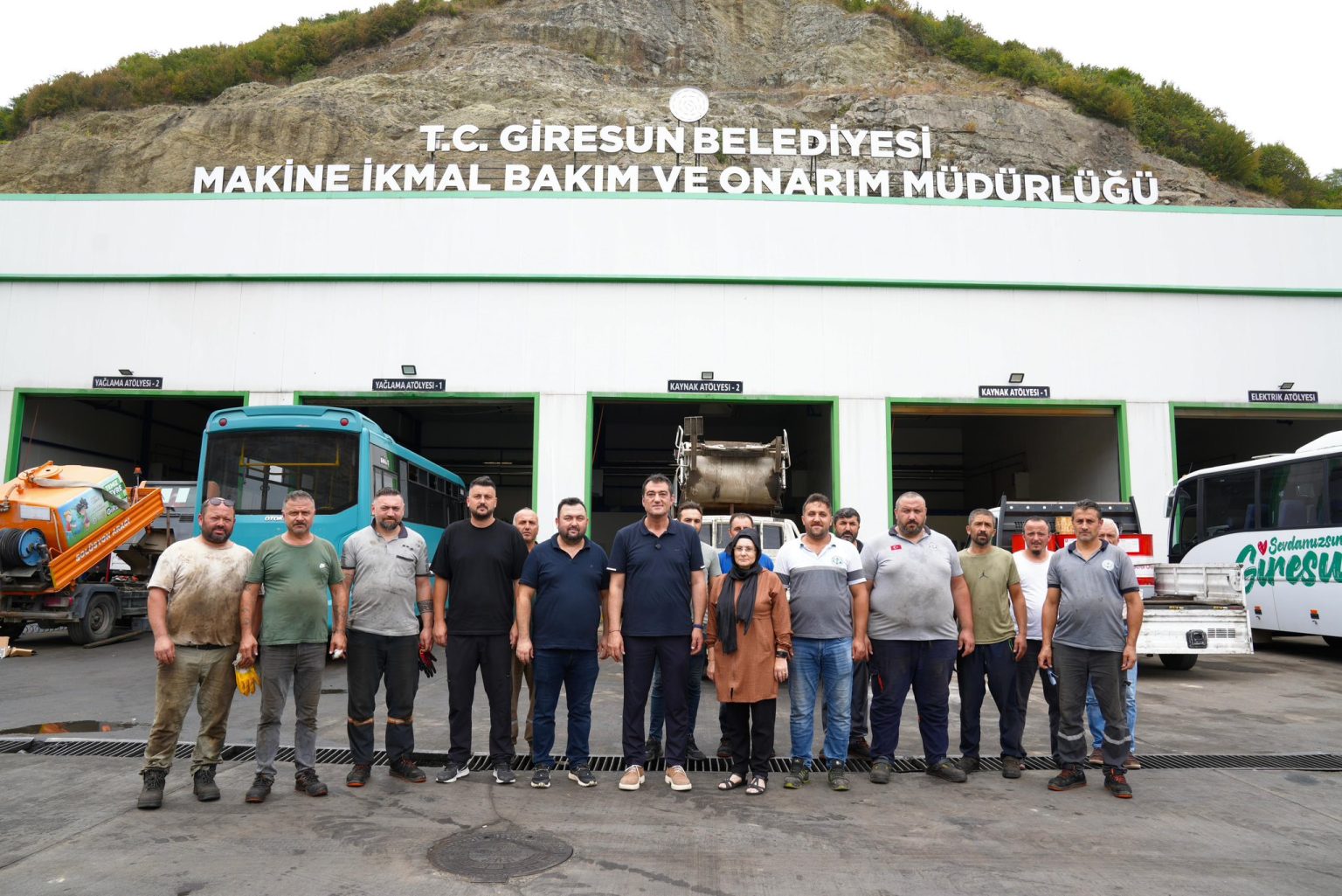GİRESUN BELEDİYESİ ÜRETİYOR, ONARIYOR VE TASARRUF SAĞLIYOR