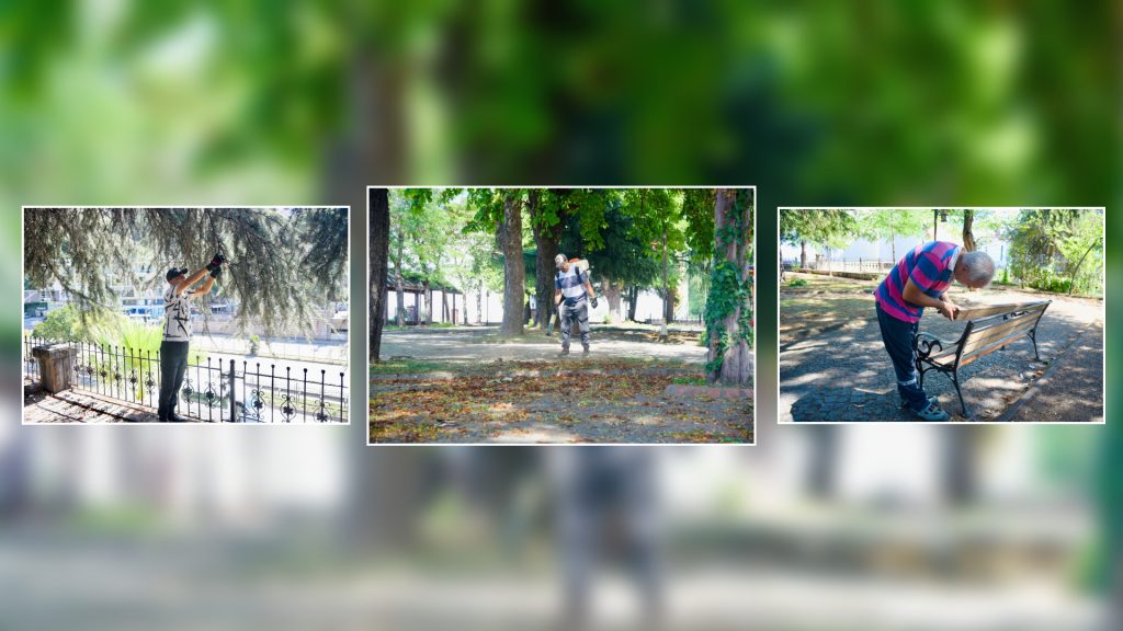 GİRESUN BELEDİYESİ, TARİHİ TAŞBAŞI PARKI’NI KORUYOR,