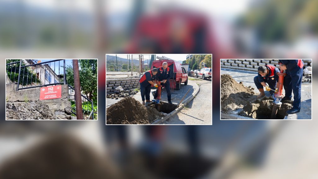 GİRESUN BELEDİYESİ YANGIN GÜVENLİĞİ İÇİN ÇALIŞMALARINI SÜRDÜRÜYOR