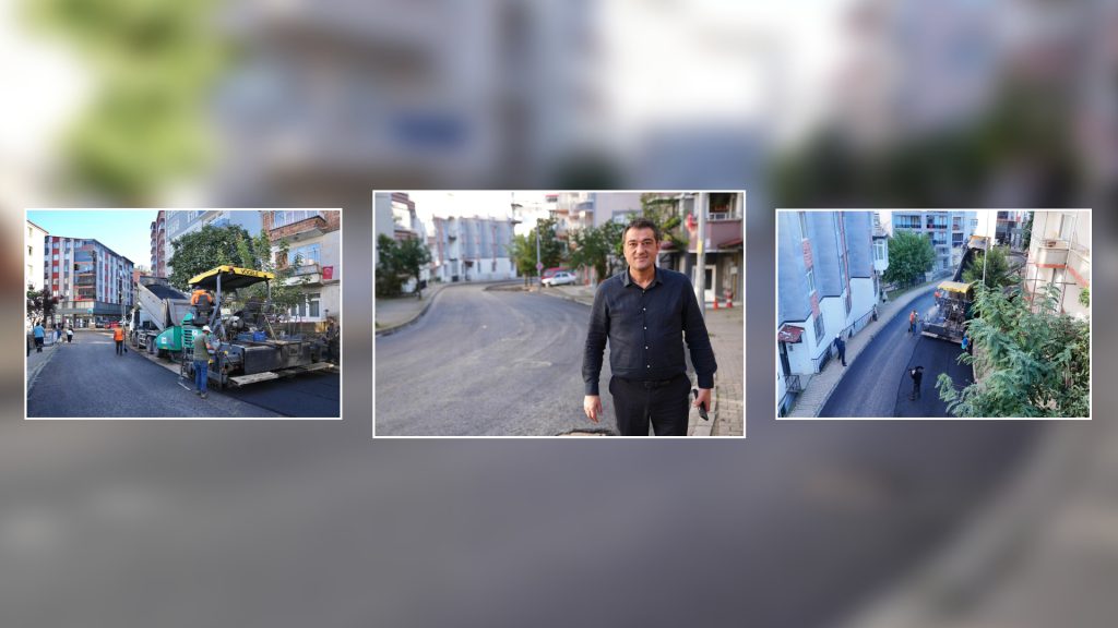 ŞEHRİN YOLLARI ADIM ADIM YENİLENİYOR