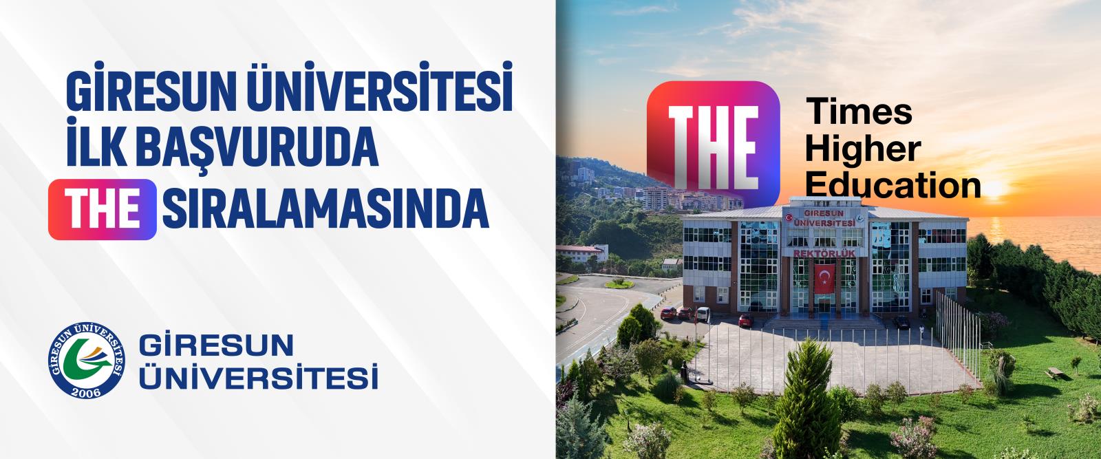 Giresun Üniversitesi İlk Başvurusunda THE Sıralamasında