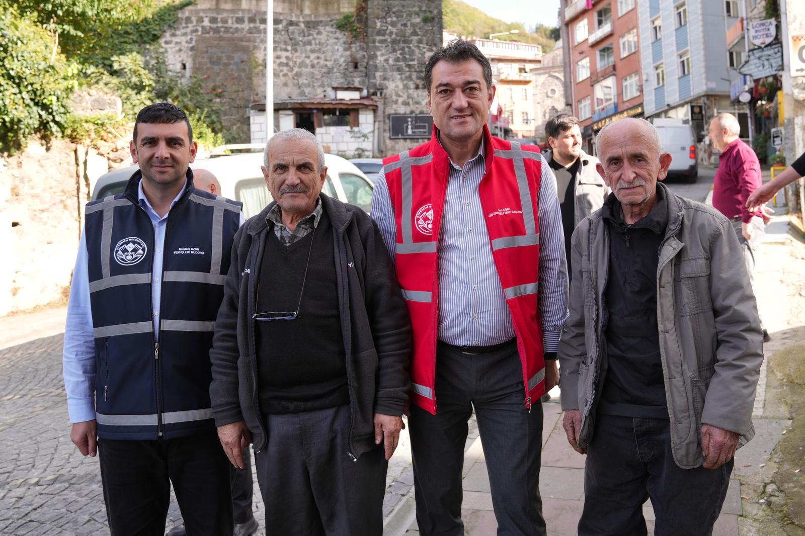 GİRESUN BELEDİYESİ’NDEN KAZANCILAR YOKUŞU’NA MODERN DOKUNUŞ