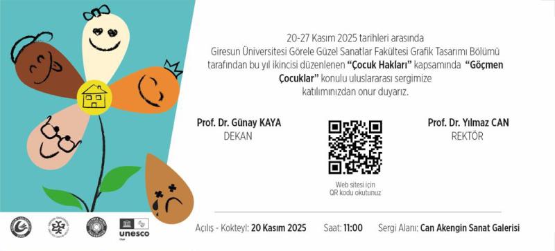 I. Uluslararası Çocuk Hakları Afiş Sergisi – “Göçmen Çocuklar”