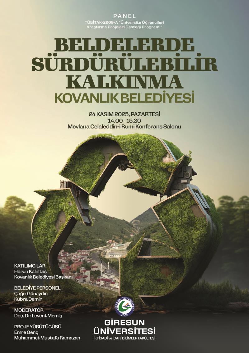 Panel: “Beldelerde Sürdürülebilir Kalkınma: Kovanlık Belediyesi Deneyimi”