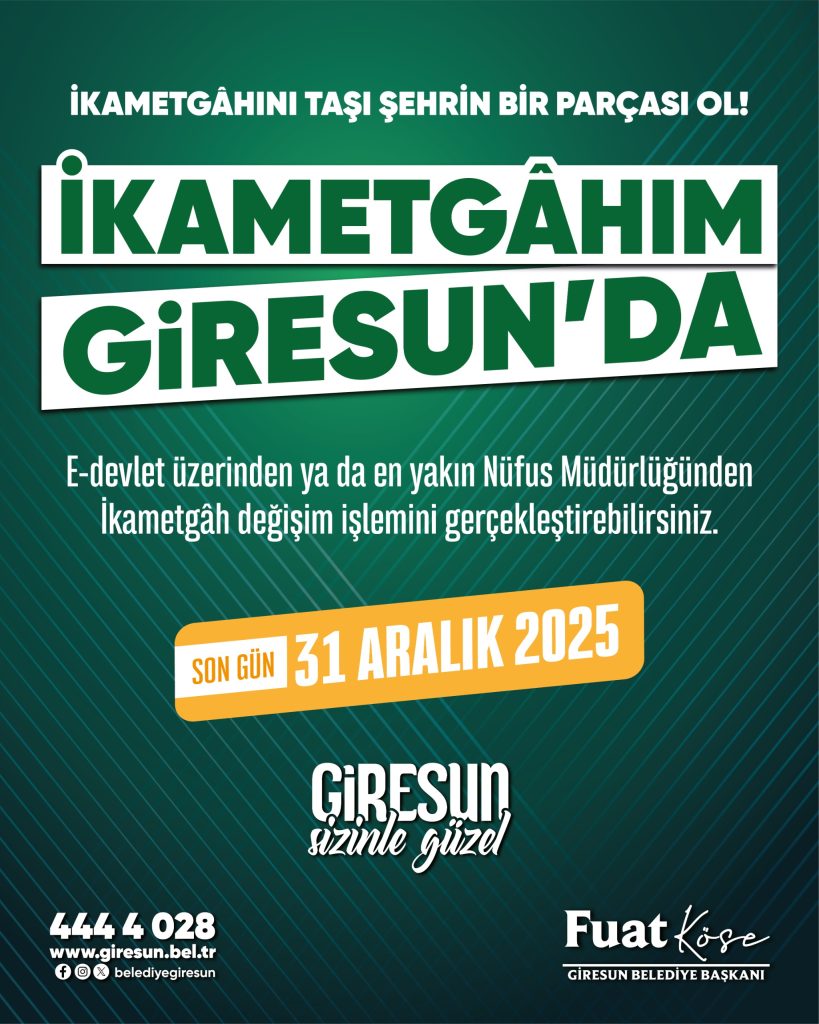 BAŞKAN KÖSE’DEN İKAMETGAH ÇAĞRISI