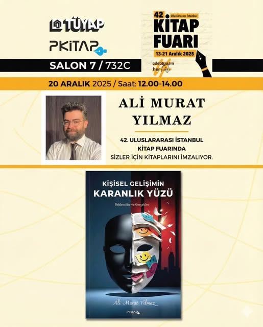 ALİ MURAT YILMAZ TÜYAP KİTAP FUARINDA