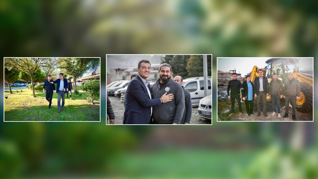 BAŞKAN KÖSE SAHA ÇALIŞMALARINI YERİNDE İNCELİYOR