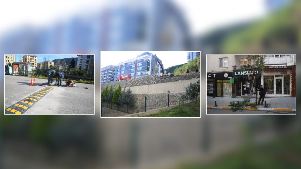 BELEDİYE SAHA EKİPLERİ ÇALIŞMALARINI HIZ KESMEDEN SÜRDÜRÜYOR