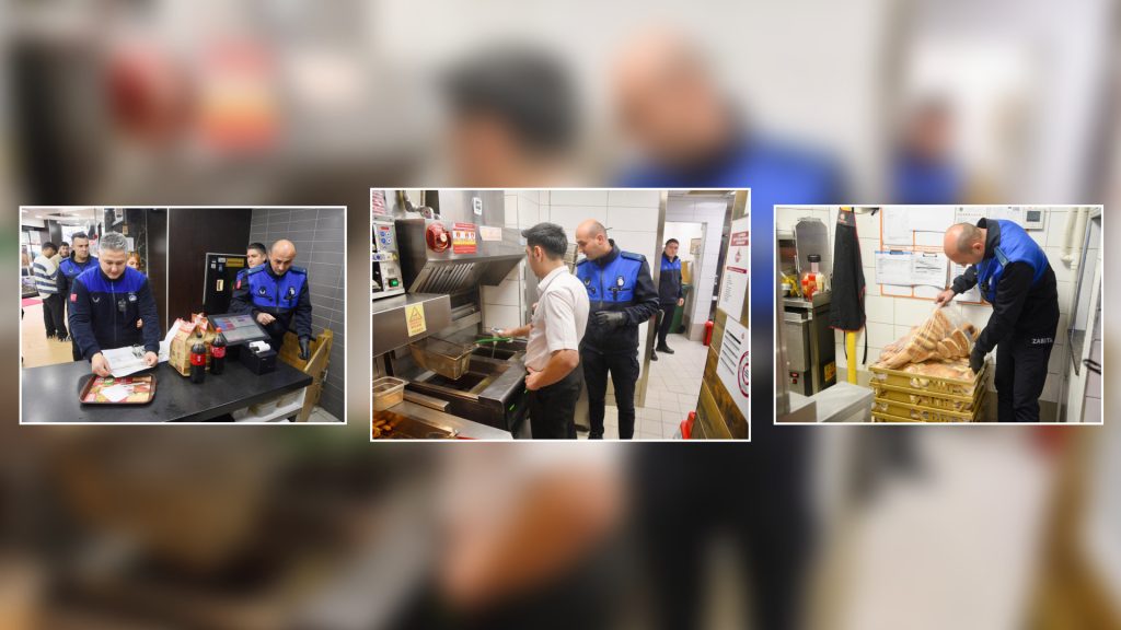 GİRESUN’DA ZİNCİR FAST FOOD İŞLETMELERİNE DENETİM