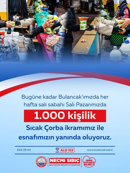 Bulancak Belediyesi’nden Pazarcı Esnafa Sıcak Çorba İkramı