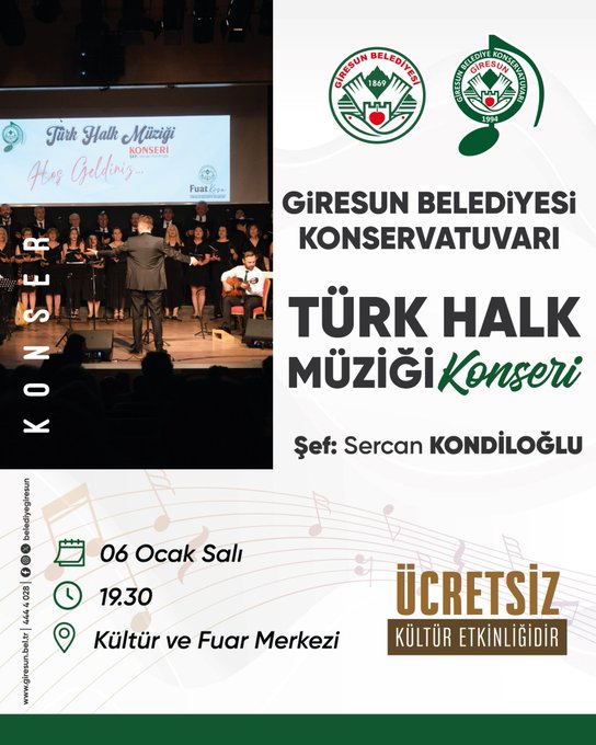 Konser Daveti Türk Halk Müziği Konseri
