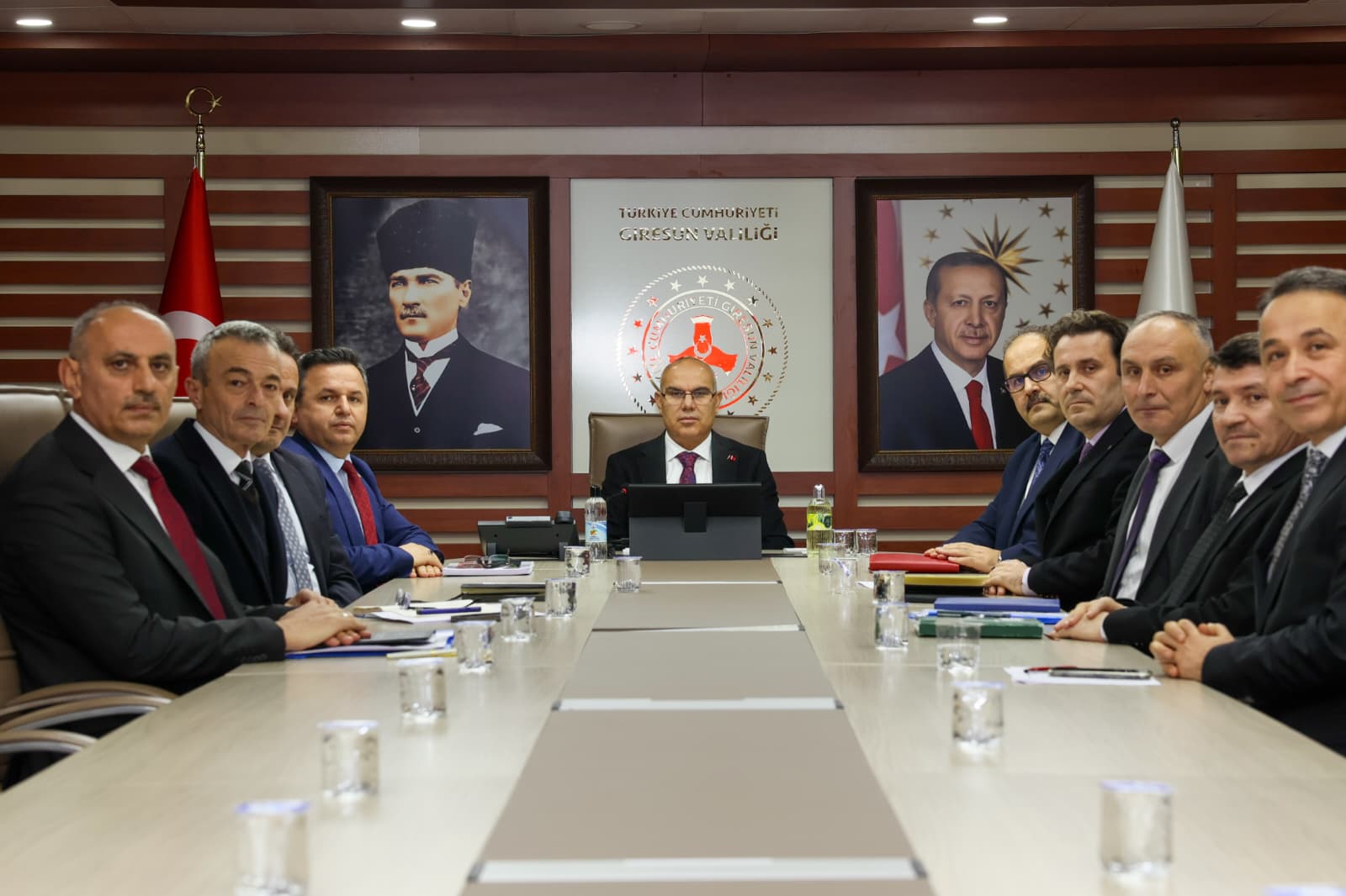 Vali Mustafa Koç, İl Millî Eğitim Müdürlüğü Yetkililerinden Eğitim Brifingi Aldı