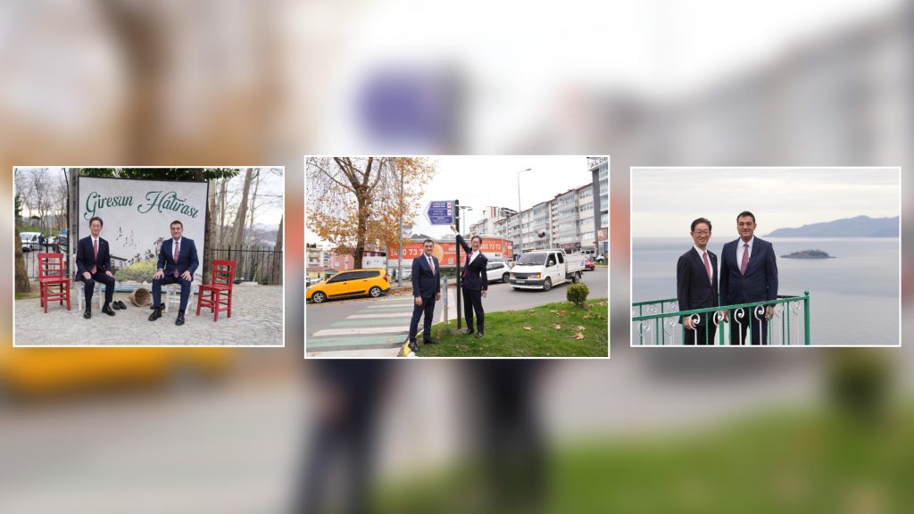 JAPONYA BÜYÜKELÇİSİ TAMURA MASAMİ BİR DİZİ TEMASLAR İÇİN GİRESUN’A GELDİ